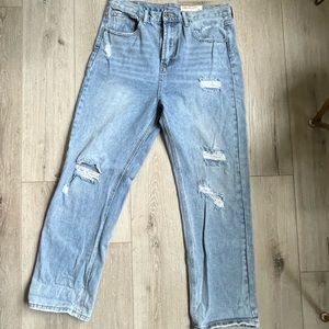 Wishlist high waisted distressed jeans size L